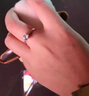 I Do铂金PT950钻戒1克拉经典六爪钻石戒指婚戒求婚结婚送老婆生日礼物 经典六爪1克拉钻石 17号 实拍图