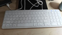 B.O.W航世HW156S-A 有线办公键盘 超薄便携静音 96键 台式笔记本键盘巧克力按键白色 实拍图