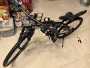 凤凰（Phoenix） 凤凰自行车可折叠山地车路虎男士成年人变速女式越野公路单车 条轮消黑/折叠双避震/全竞速轴承 26寸24速【参考：158-188cm】 实拍图