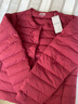 波司登（BOSIDENG）25款短款羽绒服女90绒V领轻便登山旅游羽绒内胆新年骐骥红本命年 深酒红|1242-复古车厘子 【新年红】 L 170/96B 体重约120-130斤 实拍图