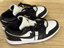 Jordan休闲鞋男女熊猫AJ 1乔丹JORDAN 1低帮运动鞋DC0774-101黑白40.5 实拍图
