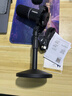闪克Maono闪克动圈麦克风电脑直播话筒内置声卡直播录音配音游戏视频会议闪客pd200x手机收音麦有线 PD200X黑色(圆盘支架款) 实拍图