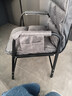 汤凯颐电脑椅懒人沙发宿舍家用靠背椅可躺可调办公椅学生折叠座椅电竞椅 百搭灰+储物袋【靠背五档调节】 实拍图