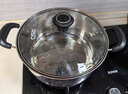 爱仕达（ASD）汤锅 304不锈钢小汤锅 蒸锅复底炖煮锅 20CM燃气电磁炉通用奶锅B1 实拍图