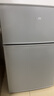 奥克斯（AUX）家用双门迷你小型冰箱 冷藏冷冻保鲜小冰箱 宿舍租房节能电冰箱 【国家补贴】BCD-24K118 基础款 银色 实拍图