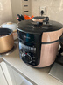 美的（Midea）电压力锅电高压锅家用6L大容量多功能电饭煲5L高压电饭锅不粘双胆智能煮饭煲汤一键排气4-5人用 【6升一锅双胆】高压快煮 6L 实拍图