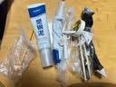艺术笨鸟塑钢泥防水防霉厨房卫生间密封玻璃胶马桶瓷砖美缝填缝剂隙补漏胶 白色150ml*3含四件套工具+刮胶器 实拍图