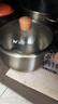 双枪奶锅316L不锈钢婴儿宝宝辅食小奶锅汤锅雪平蒸锅加厚带蒸笼 20cm 实拍图
