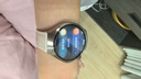 HUAWEI WATCH 5 42mm高端款烁金色904L不锈钢表壳星云杏素皮复合表带首创X-TAP智感窗eSIM华为智能手表 实拍图