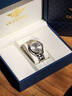 劳力士王子瑞士男士手表全自动机械表十大名牌商务简约真钻防水新款进口金表 间金白面-享全国专柜终身质保服务 附带真钻鉴定证书 41mm 直径 晒单实拍图