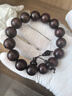 原木匠正宗小叶紫檀木手串男士佛珠手链女款108颗文玩转运珠子手把件 满金星15mm*15颗[高级礼盒] 实拍图