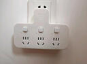 公牛（BULL）转换插头/品字形一转三插座/无线转换插座/电源转换器 适用卧室、厨房 3位分控开关插座  实拍图