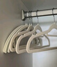 佳帮手植绒裤架家用衣架挂衣防滑无痕防肩角收纳整理师专用衣撑10只装 实拍图