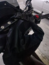 IZTOSS便携式摩托车头盔包防水防盗密码锁收纳袋置物网兜防尘骑士背包 纯黑款【头盔包锁】 实拍图