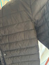 鸭鸭（YAYA）佟丽娅同款轻薄羽绒服女新款冬季短款圆领内胆修身时尚薄外套男 黑色【男款无领YE3C700311Y】 L 【建议100-115斤】 实拍图