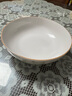 简约纯白浮雕9英寸莲花电子碗家用大号汤碗水煮鱼汤盆 【秋意】9英寸电子碗1只装 9英寸 1个 莲花碗 实拍图