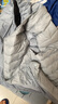 雪中飞经典新款百搭轻薄男式立领短款羽绒服马甲包边大口袋休闲鸭绒 静谧灰|8210-女 M 170/92A 实拍图