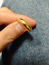 周生生素圈光身面活口泥鳅背黄金戒指 足金开口戒情侣结婚对戒09141R 4.29克(含工费100元) 晒单实拍图
