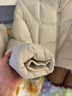 坦博尔泡芙连帽羽绒服女短款韩版面包服小个子秋冬外套TBF530360D 知春米 M (165)（建议体重120斤-130斤） 实拍图