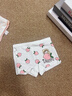 北极绒4条装儿童内裤女童发育期纯棉女孩学生10A抑菌平角短裤宝宝中大童 实拍图