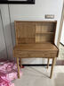 源氏木语实木梳妆台橡木伸缩化妆桌现代简约书桌北欧小户型化妆台 实拍图