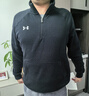 安德玛（UNDERARMOUR） Rival男子1/4拉链运动休闲卫衣1386016 黑色001 L 实拍图