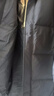 BOBBY BIZZ2024新款秋冬高端95%白鹅绒羽绒服男女大码长款过膝加厚保暖中戏 黑色（男女同款） XL 160斤左右（352g） 实拍图
