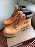 骆驼（CAMEL）【王俊凯同款】加绒马丁靴男鞋秋冬新款大黄靴女户外工装登山靴子 GE122W7757T 金黄色（男款） 42 实拍图