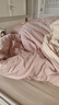 京东京造意式瓷磨四件套 60支长绒棉磨毛A类100%纯棉全棉床单被套床上冬天保暖单双人1.5m珊瑚粉 实拍图