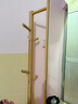 唯博思实木穿衣镜全身镜子落地镜一体家用卧室可旋转衣帽架多功能置物架 原木色【B58底盘款40cm】 实拍图