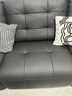 左右劳伦斯零靠墙电动功能沙发头层牛皮沙发6067大三双电动 黑 实拍图
