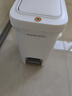 佳帮手卧室脚踏垃圾桶7.3L家用脚踩+手按双开盖厨房卫生间厕所客厅带盖 实拍图