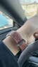 MSSM适用苹果手表表带apple watch爱马仕款iwatch S11真皮折叠扣表带ultra3/S10/9微孔浅棕44/45/46/49 实拍图