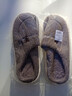 小熊小兔新款秋冬季情侣保暖学生男拖鞋女厚底防滑外穿居家棉拖鞋 小熊小兔棉拖-藏青色 40-41 适合39-40 实拍图