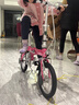大行（DAHON）折叠自行车14英寸超轻便携小轮男女式单车BYA412 粉色 晒单实拍图