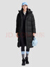 迪桑特（DESCENTE）迪桑特SKI STYLE系列HEAT NAVI男女款长款鹅绒运动羽绒服 女子BK-黑色-D5492SDJ52 XS (男160/女155) 实拍图