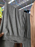 浪莎秋裤男单件纯棉薄款羊毛抑菌护膝男士棉毛裤保暖线裤衬裤深灰 XXL 实拍图