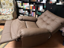 乐至宝LAZBOY轻奢真皮功能单椅懒人沙发客厅落日哈尼电动深棕【7天发】 实拍图