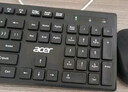 宏碁（acer）键鼠套装 无线键鼠套装 办公键盘鼠标套装 防泼溅 电脑键盘 鼠标键盘 type-c充电键盘 KM412黑色 实拍图