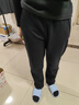 361°运动裤子女秋冬季跑步宽松加绒休闲裤直筒长裤卫裤662444701D 实拍图