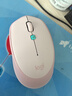 罗技（Logitech）M380 无线鼠标 无线2.4G 办公鼠标 百度AI智能语音输入打字翻译 家用办公型M380 茱萸粉 实拍图