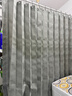 美居客隐形折叠浴帘免打孔防水防霉浴室卫生间隔断帘单帘1.5*2.0m(雅灰) 实拍图