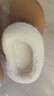 朴西棉拖鞋女防水秋冬季家居户外保暖毛绒厚底女款拖鞋 燕麦咖 37-38 实拍图