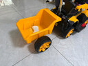 飛鸽儿童电动车挖掘机可坐人挖土1-3-6岁男女小孩宝宝遥控玩具车礼物 遥控 拖斗 电动臂 推把 音乐灯光 实拍图