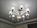 斯迈欧灯具现代轻奢欧式吊灯客厅灯网红2025年新款餐厅主灯全屋套餐组合 高亮大灯珠-金-8头-三色调光 实拍图