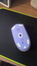 罗技（G）G304 LIGHTSPEED无线鼠标 游戏鼠标 轻质便携 鼠标宏 绝地求生FPS英雄联盟吃鸡 生日礼物 紫色 实拍图