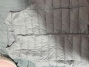 雪中飞经典新款百搭轻薄男式立领短款羽绒服马甲包边大口袋休闲鸭绒 静谧灰|8210-女 2XL 185/104A 实拍图