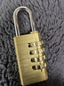 奥本黄铜密码挂锁行李箱锁宿舍柜子锁健身房迷你密码防水锁头284 实拍图