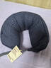 MUJI【自营限定】舒适颈部靠枕-蓝灰条纹 u型枕颈枕飞机旅行枕脖枕 实拍图
