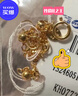 周六福（ZLF）  黄18K黄金手链圆珠女款彩金手链小金珠送女友节日礼物 约0.8-1g 16cm+尾链3cm 实拍图